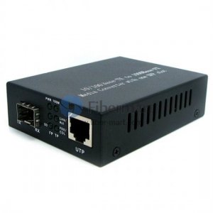 10/100M SFP to RJ45 port POE Media Converter