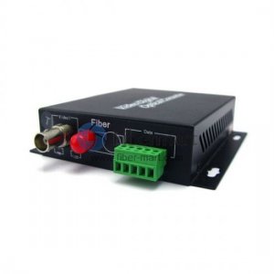 1 Channel Bi-Directional Video & 2 Bi-Directional Data & 2 Bi-Directional Audio to Fiber SM 20km Optical Video Multiplexer