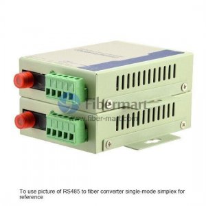 Industrial RS-485 to Single-mode Duplex Fiber Converter,1310nm 20km