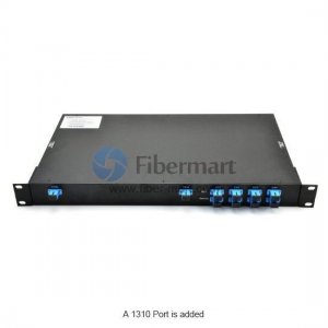 4 channels, Type A, 1RU Rack Mount, Simplex BIDI, DWDM Mux & Demux