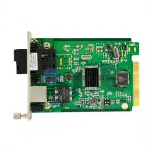 20km 10/100/1000M Single Fiber 1550nmTx/1310nmRx Centralized Management Card Type Media Converter
