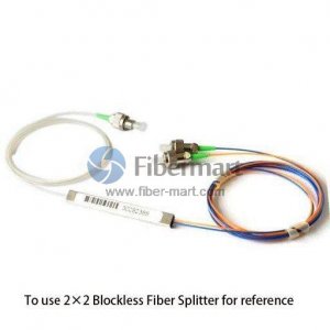 2x2保偏光纤PLC分路器慢轴钢管封装