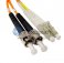 ST/UPC-LC/UPC 双芯多模 100/140um 3.0mm 光纤跳线