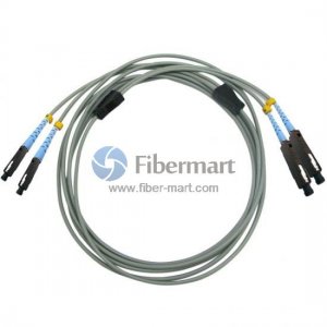 MU/UPC to MU/UPC Duplex Multimode 62.5/125 OM1 Armored Patch Cable
