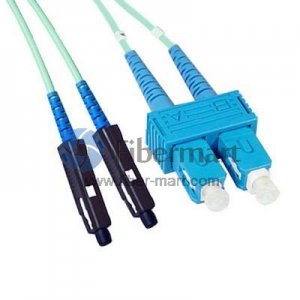 SC-MU Duplex OM3 50/125 Multimode Fiber Patch Cable