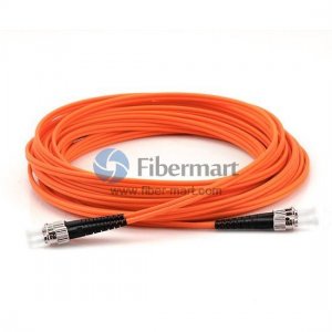 ST-ST Duplex OM2 50/125 Multimode Fiber Patch Cable