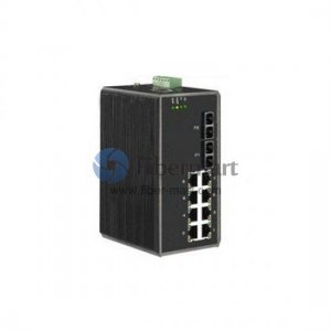 4x10/100/1000Base-X SFP, 2x10/100Base-X SC, 8x10/100Base-T RJ-45 Industrial Managed Media Converter