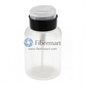 Transparent Press Type Pump Leak Proof Alcohol Bottle