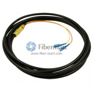 Duplex Multimode 62.5/125 FC/SC/ST/LC Waterproof Fiber Pigtail