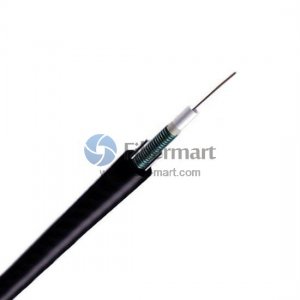 6 Fibers 50/125μm Multimode Single Armor Single Jacket Central Loose Tube Waterproof Outdoor Cable- GYXTW