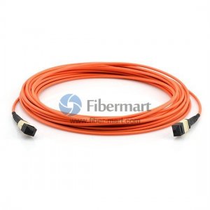 12 Fibers Multimode OM1 12 Strands MPO Trunk Cable 3.0mm LSZH/Riser