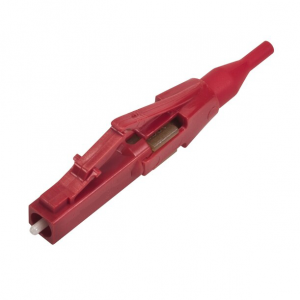 LC UPC Multimode Simplex 3.0mm Boot LC Fiber Connector Red