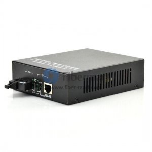 A Pair of 10/100M Single Fiber 1310/1550nm 20km PoE Media Converter