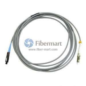 LC/UPC to MU/UPC Simplex Multimode 50/125 OM2 Armored Patch Cable