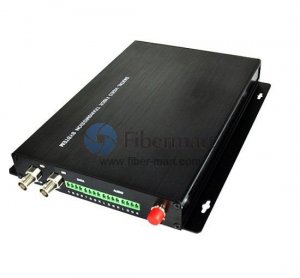 2 Channel Unidirectional HD-SDI over Optical Fiber Transmitter and Receiver Set