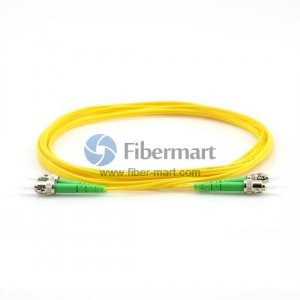 ST/APC to ST/APC Singlemode 9/125 Duplex Fiber Patch Cable