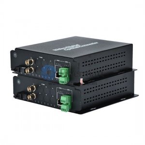1 Channel Video & 1 Bi-Directional Data & 1 Bi-Directional Audio & Ethernet to Fiber SM 20km Optical Video Multiplexer