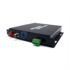 1 Channel Forward Video & 1Channel Reverse Data & 1 Bi-Directional Audio to Fiber SM 20km Optical Video Multiplexer