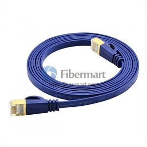 Category 7 Cat7 Network Patch Cable Flat 5m Blue