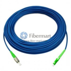 LC/APC to FC/APC Simplex Singlemode 9/125 Armored Patch Cable