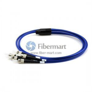 6-fiber 3.0mm 9/125 Single-mode LC/SC/ST/FC Armored Bunch Pigtail
