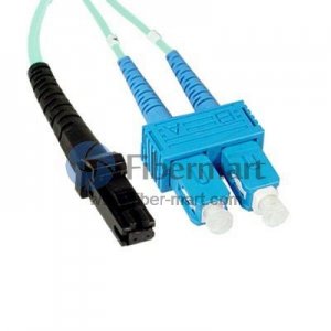SC-MTRJ Duplex OM3 50/125 Multimode Fiber Patch Cable