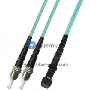 ST equip to MTRJ Multimode OM3/OM4 50/125 Mode Conditioning Patch Cable