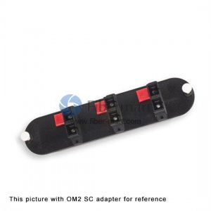 6 Fibers CCH Compatible OM2 50μm MM Duplex MTRJ 3 Ports Fiber Patch Adapter Plate/Panel