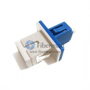SC to LC Hybrid Simplex Metal/Plastic Fiber Adapter