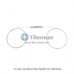 2x2 Polarization Maintaining Bare Fiber PLC Splitter Slow Axis 250μm Bare Fiber