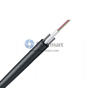 6 Fibers 50/125μm Multimode Single Jacket Loose Tube Steel Wire Strength Member Outdoor Cable -GYXTY