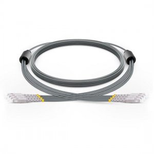 Custom SC to SC 4 Fibers OM3 50/125 Multimode Armored Breakout Cable 3.0mm Legs