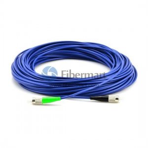 FC/APC to FC/UPC Simplex Singlemode 9/125 Armored Patch Cable
