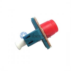 FC to LC Hybrid Simplex Metal/Plastic Fiber Adapter