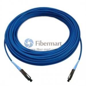 MU/UPC to MU/UPC Simplex Singlemode 9/125 Armored Patch Cable
