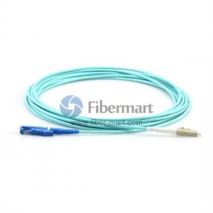 LC-E2000 Simplex OM3 50/125 Multimode Fiber Patch Cable