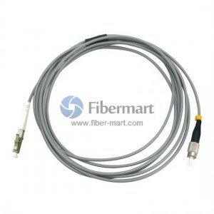 FC/UPC to LC/UPC Simplex Multimode 62.5/125 OM1 Armored Patch Cable