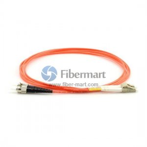 LC-ST Duplex OM1 62.5/125 Multimode Fiber Patch Cable