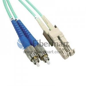 FC-E2000 Duplex OM4 50/125 Multimode Fiber Patch Cable