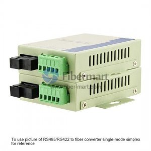 Industrial RS-485/RS-422 to Single-mode Duplex Fiber Converter, 1310nm 20km