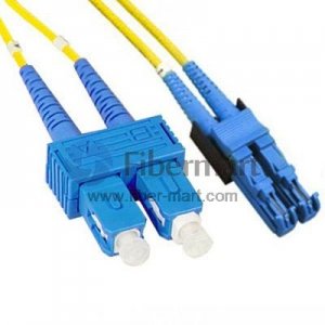 SC-E2000 Duplex 9/125 Single-mode Fiber Patch Cable