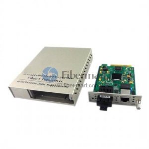 550m 10/100/1000M Dual Fiber 850nm Centralized Management Standalone Media Converter