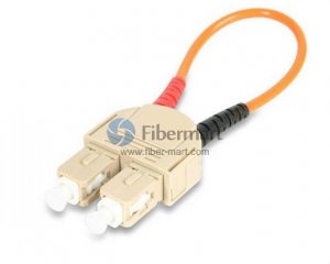 SC Connector OM2 Multimode 50/125 Fiber Loopback Cable