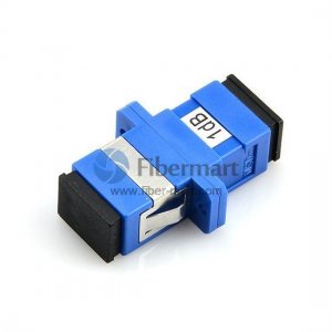 Fixed Flange SC/UPC Fiber Optic Attenuator 1~25dB optional