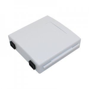 2 Fiber SC or 4 Fiber LC Wall Outlet Fiber Termination Box with Pigtails and Adapters D86 Type