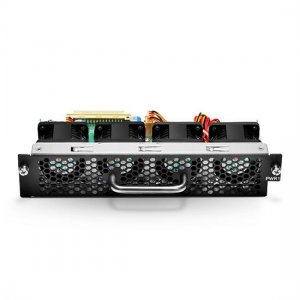 Hot-swappable Fan Module, Front-to-Back Airflow Through the S5800-48F4S Switch Chassis