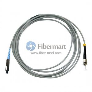 ST/UPC to MU/UPC Simplex Multimode 50/125 OM2 Armored Patch Cable
