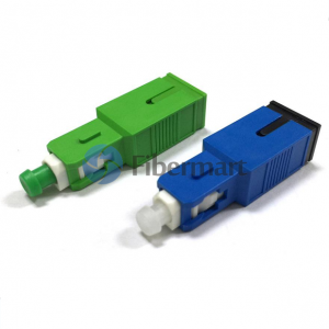 SC/APC Singlemode Plastic Fixed Fiber Optic Attenuator Male to Female, 1~25dB Optional