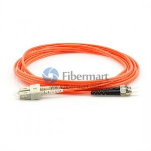 SC-ST Duplex OM2 50/125 Multimode Fiber Patch Cable