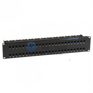 48 Ports Cat6 Unshielded Feed Through Patch Panel 2U